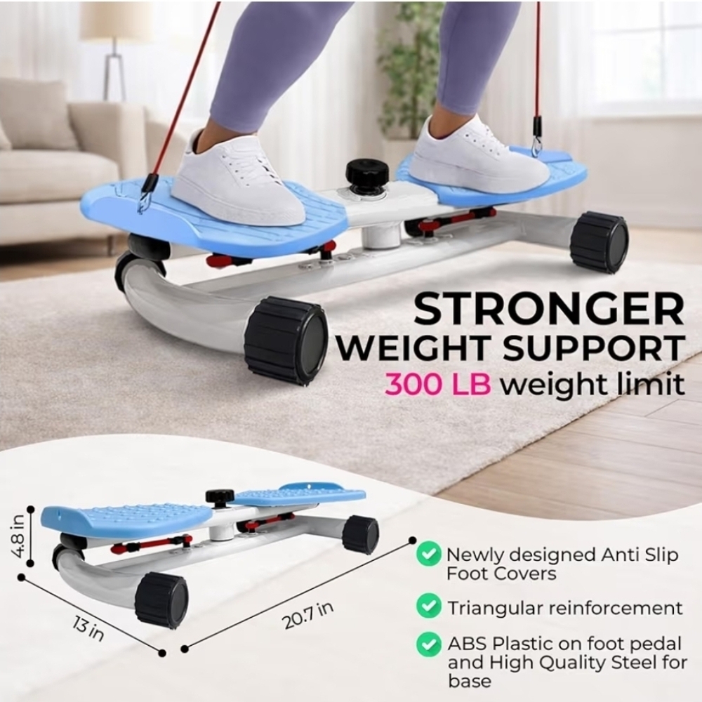 NIB Waist Twister Ultimate 5-in-1 Exercise Machine Workout Resistance Cardio - Picture 7 of 9